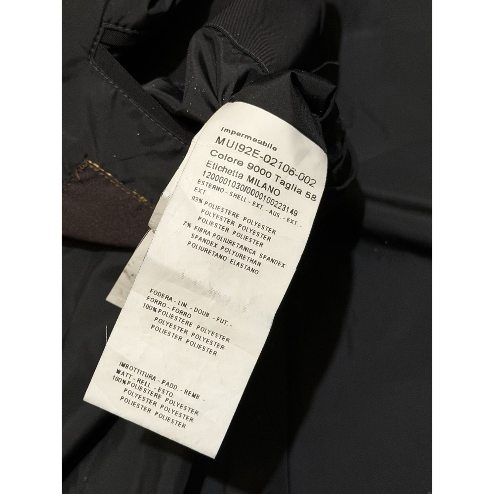 Allegri Milano Trench Coat Jacket Men's Size XL (see Measurement) Made In Italy - Picture 7 of 10